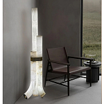 Торшер геометрический с тремя мраморными плафонами Marble Tripod варинант исполнения - 6 | Loft Concept в Казани