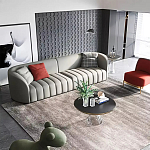 Дизайнерский журнальный стол на прозрачном основании Nofon варинант исполнения - 2 | Loft Concept в Казани