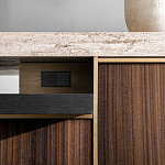 Кухонный гарнитур из массива дуба и камня Ratio Dada Engenereed варинант исполнения - 14 | Loft Concept в Казани