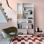 Дизайнерский стеллаж с вертикальными и горизонтальными полками Gio Ponti D.357.1 D.357.2 Rack варинант исполнения - 5 | Loft Concept в Казани