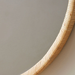 Зеркало круглое в раме из ротанга Wickerwork варинант исполнения - 2 | Loft Concept в Казани