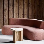 Дизайнерский журнальный стол полукруглой формы Pokun варинант исполнения - 4 | Loft Concept в Казани