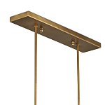 Люстра прямоугольная из толстого литого стекла Cast Glass варинант исполнения - 5 | Loft Concept в Казани