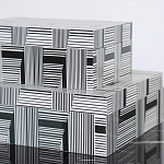 Набор из двух шкатулок Noe Black White Box варинант исполнения - 3 | Loft Concept в Казани