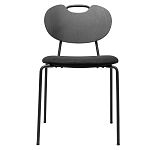 Стул с мягким сиденьем черный Stool Loft Black варинант исполнения - 1 | Loft Concept в Казани