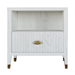 Прикроватная тумбочка с полкой Elsa Dreams White варинант исполнения - 6 | Loft Concept в Казани