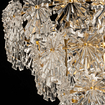 Люстра многоярусная с объемными прозрачными цветами Hanging Flowers варинант исполнения - 8 | Loft Concept в Казани