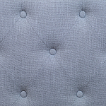 Изголовье кровати серое с мягкой обивкой из рогожки Emma Headboard варинант исполнения - 3 | Loft Concept в Казани