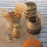 Корзина из плетеного морского тростника Leta Wicker Basket варинант исполнения - 5 | Loft Concept в Казани