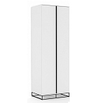 Двухдверный шкаф белого цвета Strict Lines варинант исполнения - 2 | Loft Concept в Казани