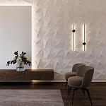 Гипсовая 3D Панель D-01 варинант исполнения - 1 | Loft Concept в Казани