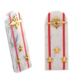 Сувенир Погон МВД из натурального камня мрамор Souvenir Epaulets варинант исполнения - 7 | Loft Concept в Казани