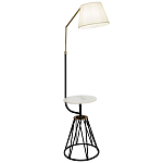 Торшер с абажуром и приставным столом Ottavio Lighting and Furniture Floor Lamp варинант исполнения - 1 | Loft Concept в Казани