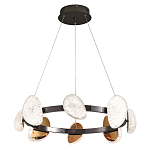 Люстра подвесная круглая с овальными плафонами Iona chandelier варинант исполнения - 3 | Loft Concept в Казани