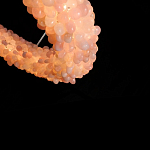 Люстра кольцевая с частичками натурального горного хрусталя Crystal Shimmer варинант исполнения - 4 | Loft Concept в Казани