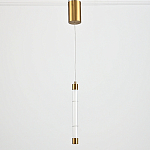 Подвесной светильник в форме цилиндра Trumpet Tube Brass варинант исполнения - 3 | Loft Concept в Казани