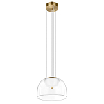 Подвесной светильник с куполообразным прозрачным стеклянным плафоном Grada Light варинант исполнения - 5 | Loft Concept в Казани
