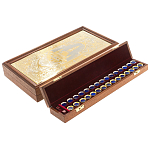 Нарды настольные из натурального камня лазурит и долерит Backgammon from Stone варинант исполнения - 4 | Loft Concept в Казани