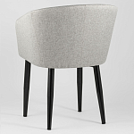 Мягкое кресло на металлических ножках Shaggy Grey варинант исполнения - 5 | Loft Concept в Казани