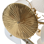 Люстра с белыми и золотистыми цветами Dahlia Flowers Lamp варинант исполнения - 6 | Loft Concept в Казани