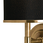 Бра с черным цилиндрическим абажуром Mid Century варинант исполнения - 1 | Loft Concept в Казани