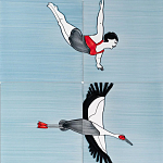 Плитка с узором Аист варинант исполнения - 3 | Loft Concept в Казани