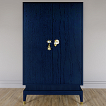 Платяной шкаф Elsa Dreams Blue с 2-мя фасадами варинант исполнения - 5 | Loft Concept в Казани