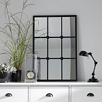 Зеркало-окно Rect Black 90 варинант исполнения - 2 | Loft Concept в Казани