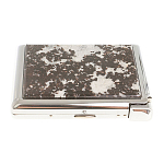 Портсигар на 20 сигарет с газовой зажигалкой из натурального камня Флогопит Stone Cigarettes Cases варинант исполнения - 2 | Loft Concept в Казани