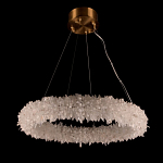 Люстра круглая с натуральным горным хрусталем Crystal Shimmer варинант исполнения - 3 | Loft Concept в Казани