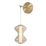 Бра светодиодное с стеклянным волнообразным плафоном Amphora of Light варинант исполнения - 3 | Loft Concept в Казани