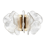 Бра с крупными прозрачными лепестками с рельефной поверхностью Ethereal Bloom варинант исполнения - 1 | Loft Concept в Казани