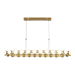 Люстра овальная с круглыми светодиодными источниками света Maxine Light варинант исполнения - 4 | Loft Concept в Казани