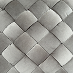 Пуф плетеный велюровый светло-бежевый  Soft Wicker Pouf варинант исполнения - 2 | Loft Concept в Казани