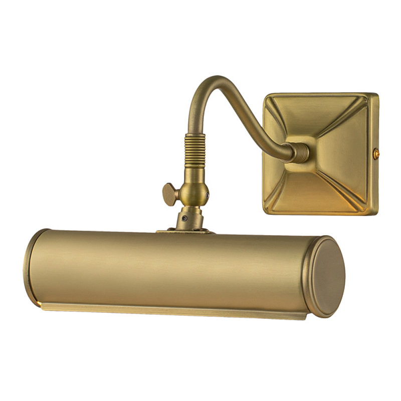 Светильник для картин с коротким цилиндрическим плафоном Elstead Lighting Латунь Бронза в Казани | Loft Concept 