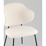 Стул Bellamy букле молочный варинант исполнения - 2 | Loft Concept в Казани