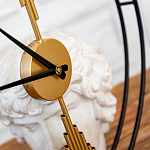 Часы настенные круглые из металла Mirror Tower Clock варинант исполнения - 2 | Loft Concept в Казани