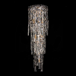 Бра с каскадом из прозрачного хрусталя и корпусом из металла цвета хром Constant Sparks варинант исполнения - 8 | Loft Concept в Казани