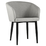 Мягкое кресло на металлических ножках Shaggy Grey варинант исполнения - 1 | Loft Concept в Казани