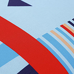 Подушка декоративная из хлопка по мотивам нанайских орнаментов Ural and Siberian Patterns варинант исполнения - 4 | Loft Concept в Казани