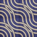 Дизайнерская плитка с узором Круги  варинант исполнения - 1 | Loft Concept в Казани