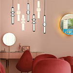 Подвесной светильник с белыми матовыми плафонами Hiding secrets варинант исполнения - 6 | Loft Concept в Казани