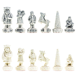 Шахматы Северные народы в ларце из натурального бука Decorative Thematic Chess варинант исполнения - 5 | Loft Concept в Казани