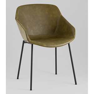 Стул Ashby экокожа зелёный
