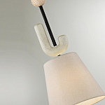 Подвесной светильник с бежевым тканевым плафоном Flourish варинант исполнения - 4 | Loft Concept в Казани