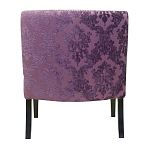 Полукресло с мягкой обивкой из жаккарда на 4-х ножках из массива березы Baroque Armchair violet варинант исполнения - 2 | Loft Concept в Казани