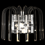 Бра цвета никель с изогнутыми хрустальными элементами Radiant Ribbons варинант исполнения - 1 | Loft Concept в Казани