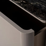 Тумба под телевизор с мраморной столешницей Presentability варинант исполнения - 4 | Loft Concept в Казани