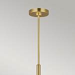 Люстра с 6-ю лампами на тонких изогнутых рожках в современном стиле Feiss варинант исполнения - 3 | Loft Concept в Казани