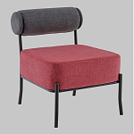 Кресло Ponpoun тёмно-серый бордо варинант исполнения - 1 | Loft Concept в Казани